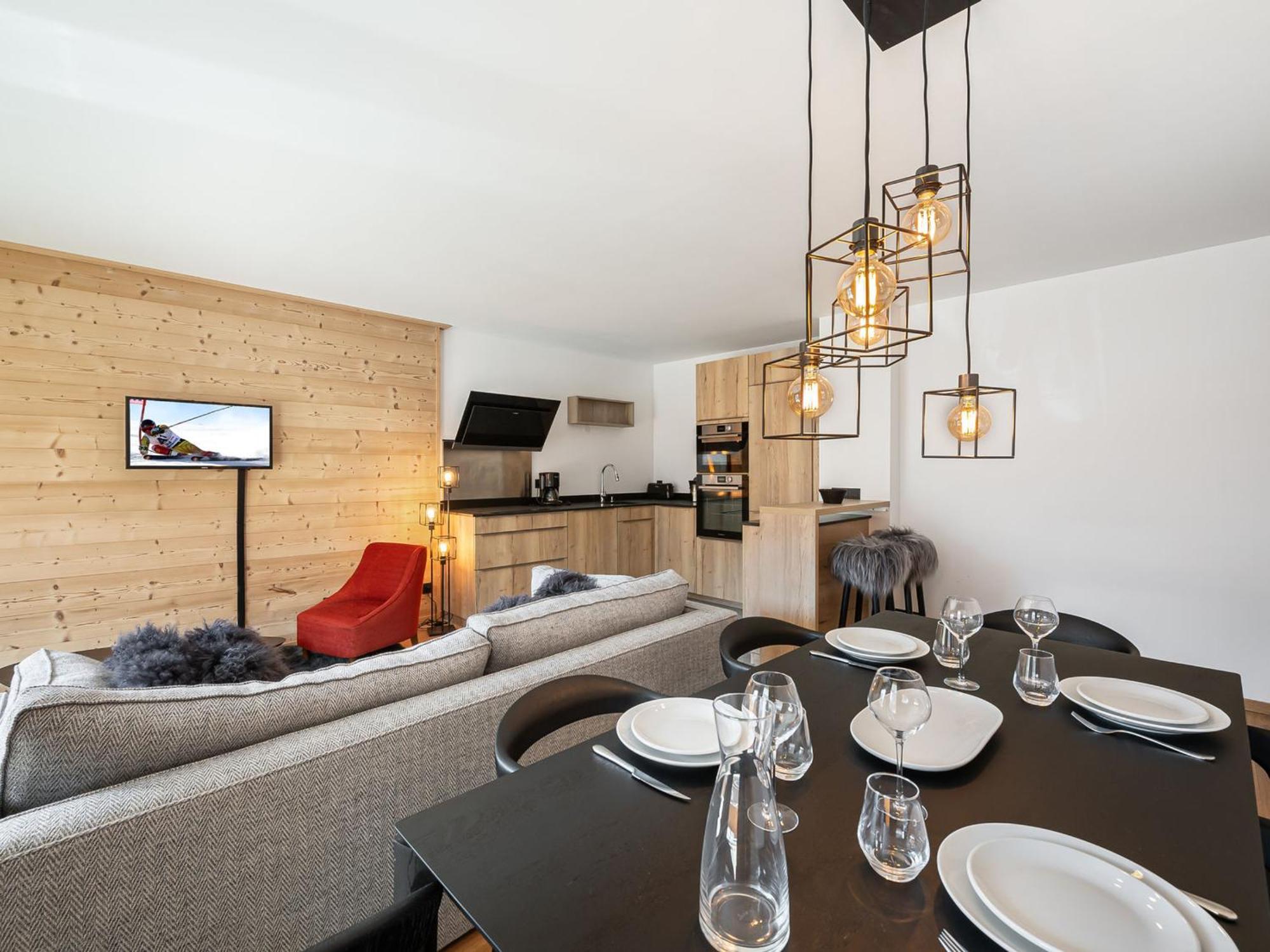 T3 A Courchevel, Emplacement Ideal A 100m Du Front De Neige, Parking Et Wifi Inclus - Fr-1-563-74 Apartamento Courchevel